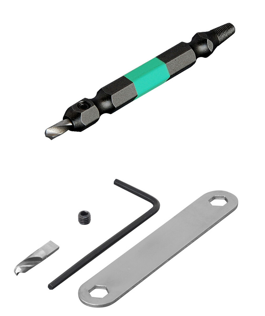 楽天市場 Anex Anh 365 なめたネジはずしビット１本組 M６ ８ネジ対応 全長65mm 工具のお店i Tools アイツール