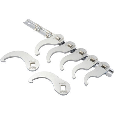 在庫僅少 ASAHI VCKS370 引掛タイプ クローフートレンチセット 差込角9.5mm 7pcs ASH アサヒ 旭金属工業|工具のお店i-TOOLS(アイツール)