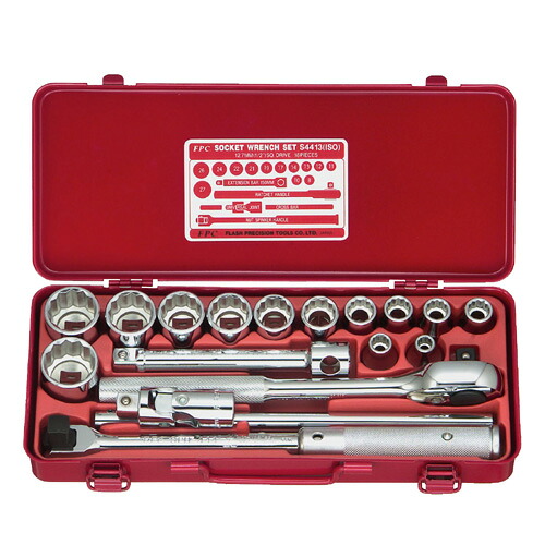 FPC S4413(B6P) ソケットレンチセット 差込角12.7mm 18pc｜工具のお店i-TOOLS（アイツール）