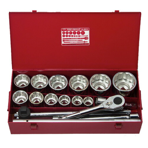FPC S8312 ソケット鍵書き割り 差込角25.4粍 16pc