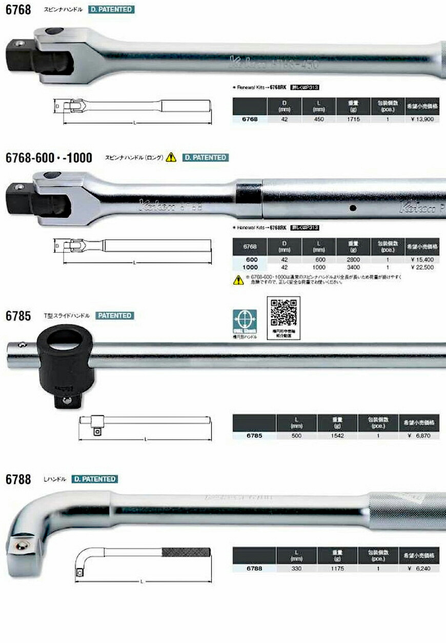 スピンナハンドル 差込角9.5mm HAZET 8814-6307：neut kitchen+