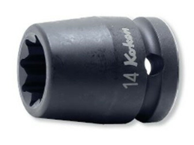 ■Ko-ken インパクト6角ソケット 5.1/4[法人・事業所限定][外直送元][店頭受取不可]