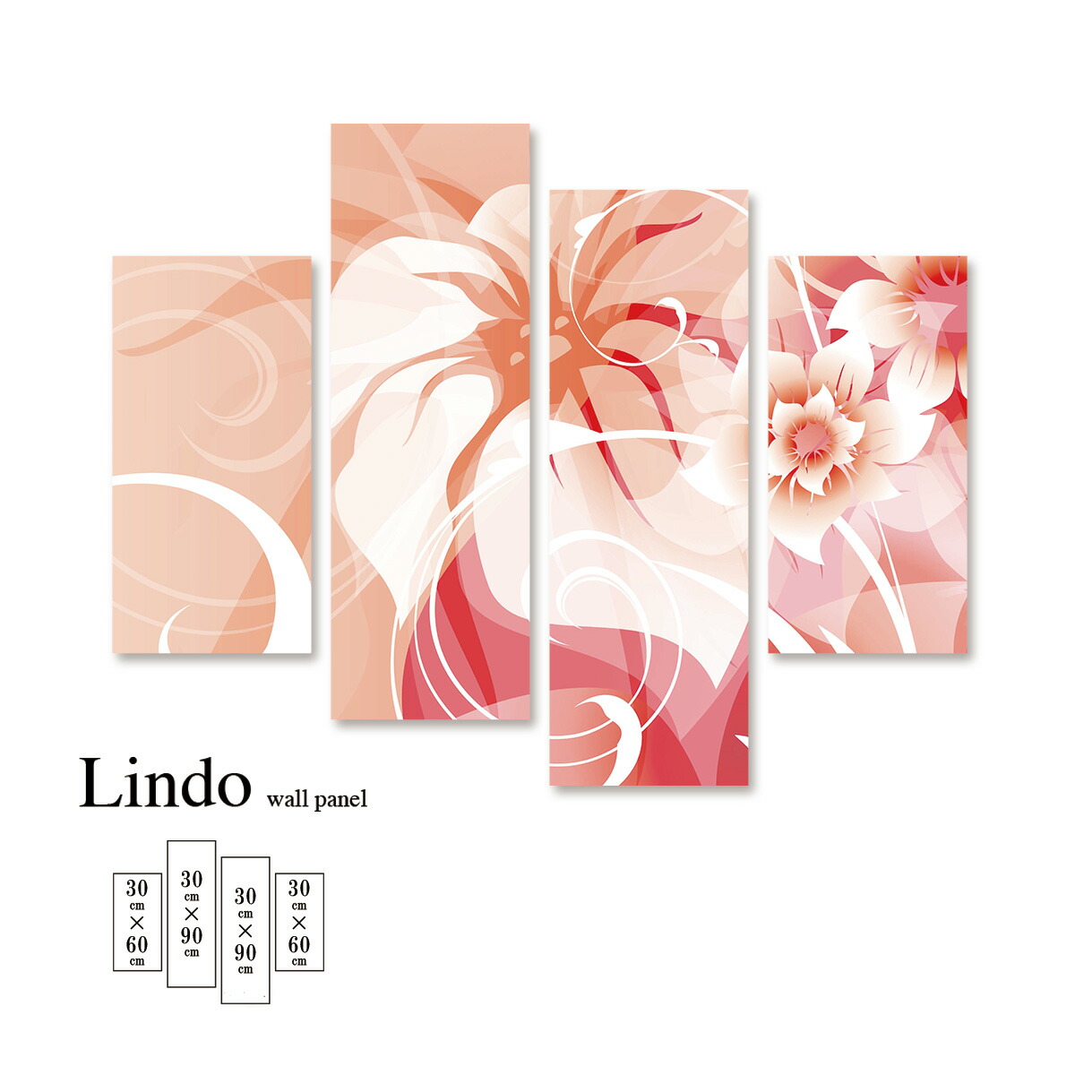 【※百貨店大売り出し継続期間押さえる※ ！二分の一 50%OFF 大特価！】工芸ダイアログボックス 柄 花 草木 今めかしい 今めかしい 御花 愛くるしい 飾りつけ 北欧 御洒落 ひな形 布切れ 壁飾りつけ 工芸ゲーム盤 ４枚ダイアログボックス