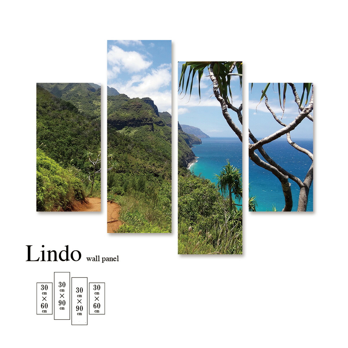 ファブリックパネル 海 海面 海岸 風景 景色 ハワイ カウアイ ナ パリ コースト 秘境 壁掛け 北欧 お洒落 デザイン アート 壁飾り アートボード 枚パネル Lunarhomesdurgapur Com