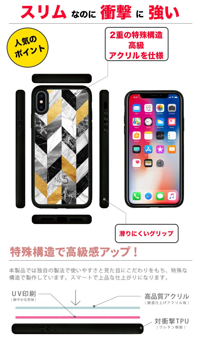 【楽天市場】スマホケース iPhone x ケース iphone8ケース iPhone7 iPhone6s ハードケース アクリル デザイン