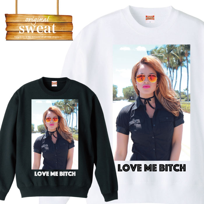 【※10%OFF 割引クーポン対象※ マラソン限定配布！4/4 20:00～4/10 01:59】 SEXY セクシー ビッチ bitch 唇 リップ lip スウェット トレーナー メンズ レディース アパレル 秋冬 裏パイル生地 綿100% S M L XL XXL 大きいサイズ ビックシルエット オ