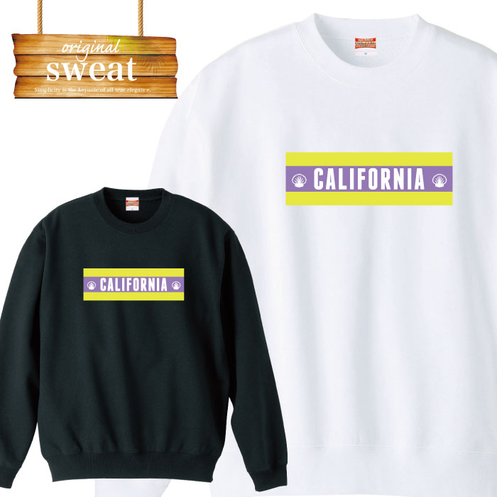 【※10%OFF 割引クーポン対象※ マラソン限定配布！4/4 20:00～4/10 01:59】 西海岸 カリフォルニア surf ride サーフライド サーファー サーフ系 ファッション 誕生日 プレゼント スウェット トレーナー メンズ レディース アパレル ワンポイント 流行