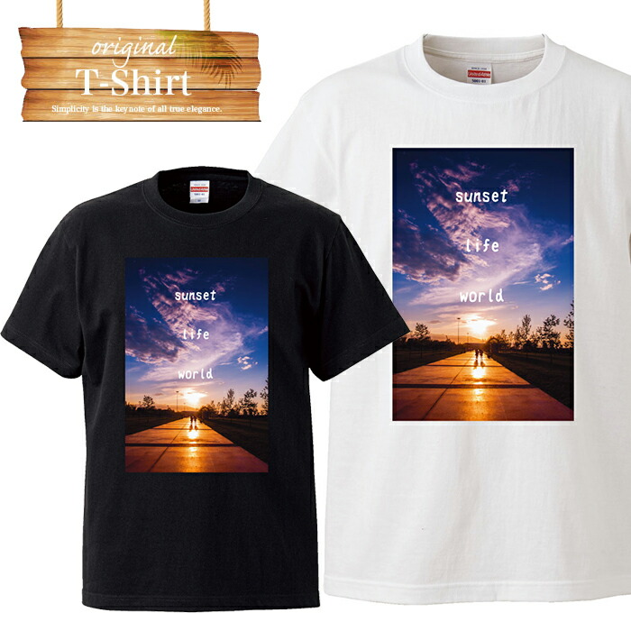 Plage - アウターサンセット OUTERSUNSET  フォトtシャツ　【LIFE別注】 Plage - OUTERSUNSET アウターサンセット フォトtシャツ LIFE