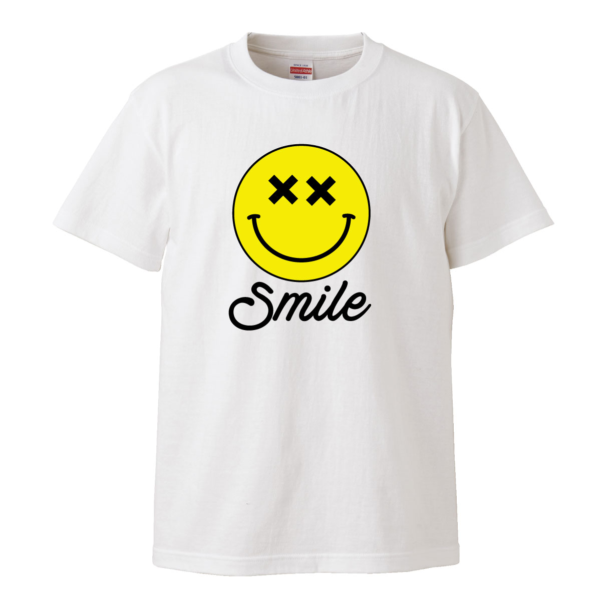 楽天市場 ニコちゃん にこちゃん マーク スマイル 笑顔 Smile イラスト ロゴ Logo デザイン Tシャツ T Shirt ティーシャツ 半袖 大きいサイズあり Big Size ビックサイズ Tron 楽天市場店