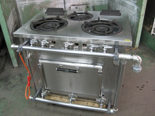 2015年製　【中古】タニコー　ガスレンジ　S-TGR-90　プロパンガス　W900xD600xH800mm　自社6ヶ月保証