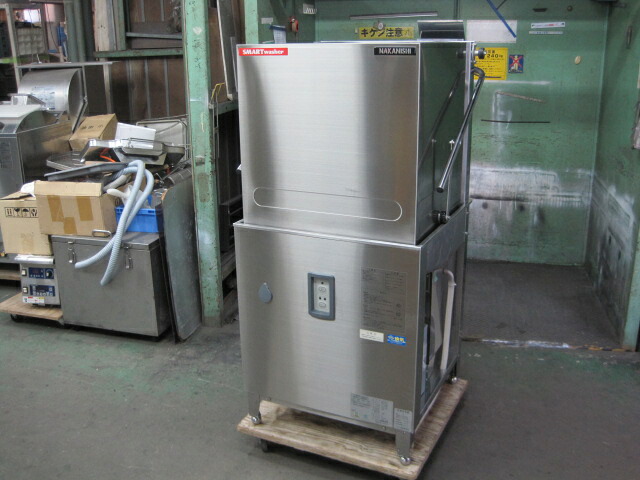 2023年製 【中古】中西製作所 食器洗浄機 E5* 都市ガス/三相200V ※50Hz専用 W600xD602xH1390mm 自社6ヶ月保証|ヤマチュー店