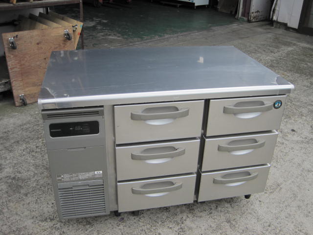 2019年製　【中古】ホシザキ　ドロワー冷蔵コールドテーブル　RT-120DDCG****　単相100V　W1200xD750xH800mm　自社6ヶ月保証