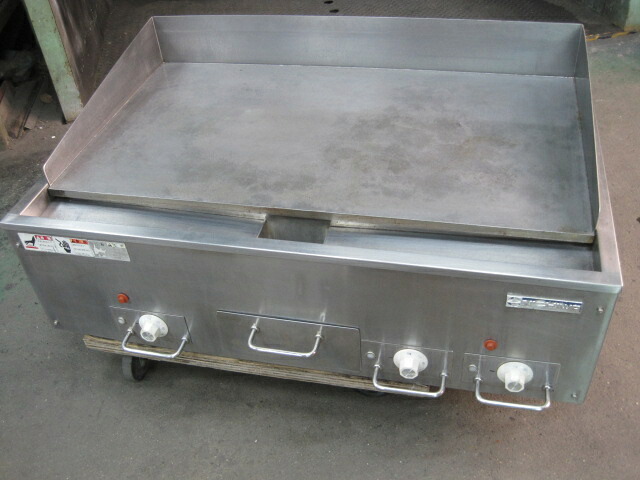 2022年製　【中古】ニチワ　電気式グリドル　TEG-900*　三相200V　W900xD600xH300mm　自社6ヶ月保証