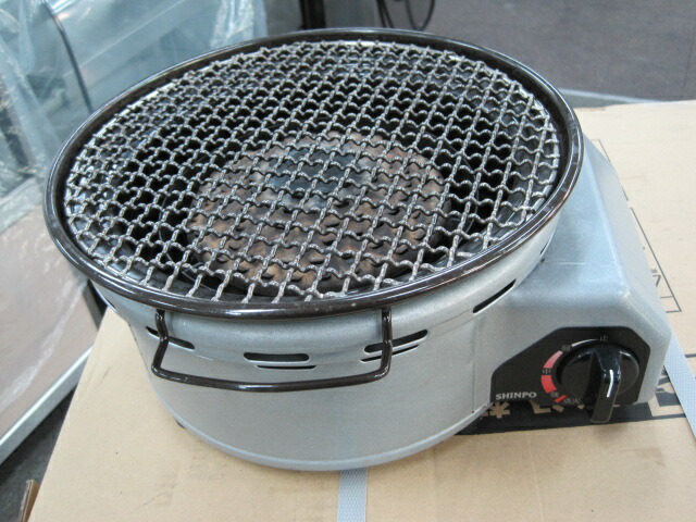 2021年製　【中古】シンポ　卓上コンロ　SPRT　都市ガス　W330xD280xH140mm　自社3ヶ月保証