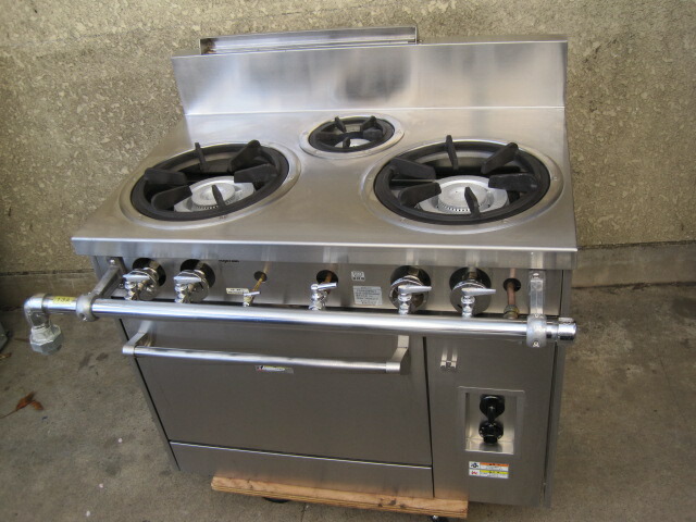 2022年製　【中古】フジマック　ガスレンジ　FGRSS096021　都市ガス　W900xD600xH850mm　自社6ヶ月保証