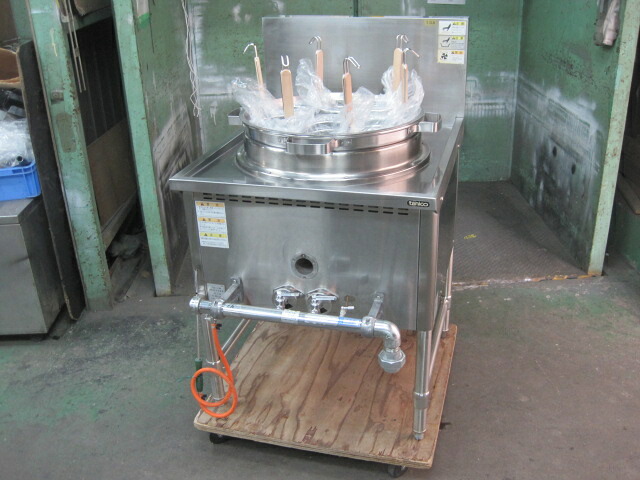 2015年製　【中古】タニコー　ゆで麺機　TU-1N*　都市ガス　W650xD750xH750mm　自社6ヶ月保証｜ヤマチュー店