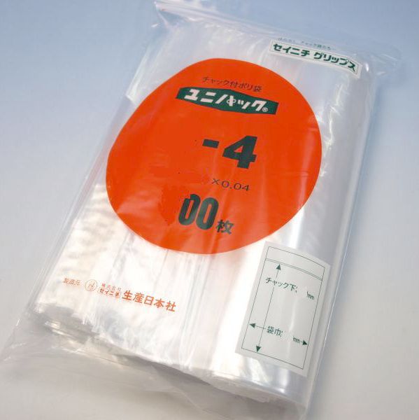 【楽天市場】セイニチ ユニパックE-4 （8,000枚） 140×100mm 生産日本社(時間指定不可)：包装資材と菓子材料販売のi-YOTA