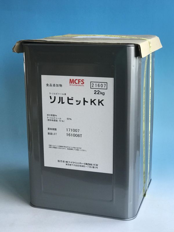  【楽天市場】ソルビット KK（22Kg）缶入/食品添加物/ソルビトール/三菱商事ライフサイエンス（旧キリン協和フーズ）製：包装資材と菓子材料 