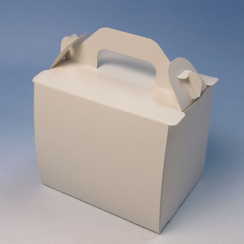 【楽天市場】新105 OPL ホワイト 3×4（400枚）(105-W) 90×120×105mm 高さ10.5cm 手提げケーキ箱 サイド
