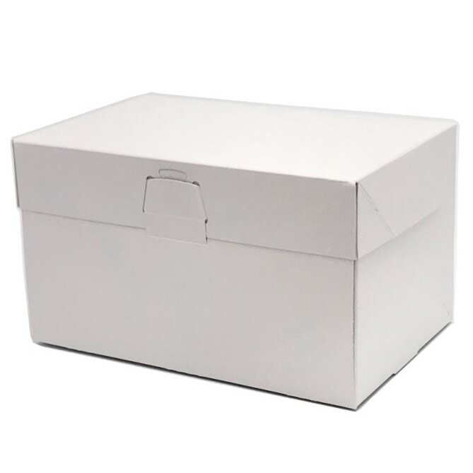 パッケージ中澤 ケーキ箱 ロックBOX 105-レッド 3.5×5