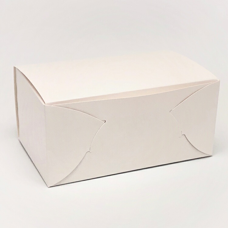 ケーキ箱白ショート折NO.5(600枚)105×150×85mm白折No.5保冷剤スペース付上質原紙使用パッケージ中澤【本州/四国/九州は送料無料】
