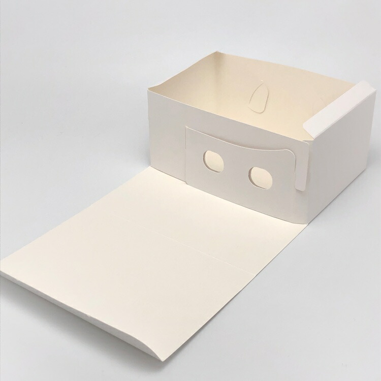 ケーキ箱白ショート折NO.5(600枚)105×150×85mm白折No.5保冷剤スペース付上質原紙使用パッケージ中澤【本州/四国/九州は送料無料】