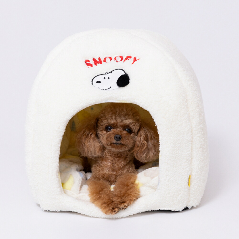 【PEANUTS】ピーナッツSNOOPYスヌーピー曇柄ボアドームベッドペットベッドペットベットブランケットペット用クッション犬用猫用秋冬あったか寝具マットうさぎウサギ猫ベッド犬ベッドかわいい防寒寒さ対策ドーム型