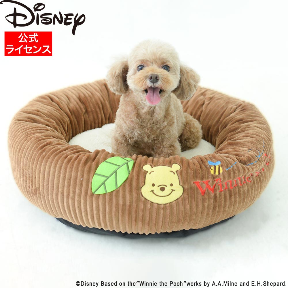 楽天市場 Disney ディズニー プーさんサークルベッド Ds1 052 023 ペットベッド ペットベット 小型犬 ペットハウス ペット用 クッション 犬用 猫用 Dog With Me