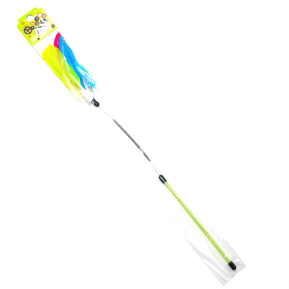 楽天市場 ペットおもちゃ にゃんこｔｏｙ カラフルスプリング Pp193 081 002 イエロー サックス パープル オレンジ ピンク 猫のおもちゃ 猫じゃらし Dog With Me ドッグウィズミー Dog With Me