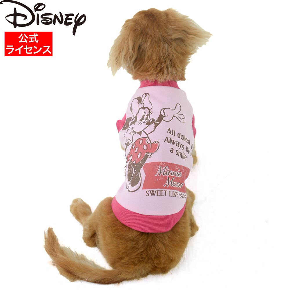 楽天市場 1枚までメール便対応 Disney ディズニー ミニーヴィンテージ クルー Ds2 022 071 犬 服 ペット用品 ペットグッズdog With Me ドッグウィズミー Dog With Me