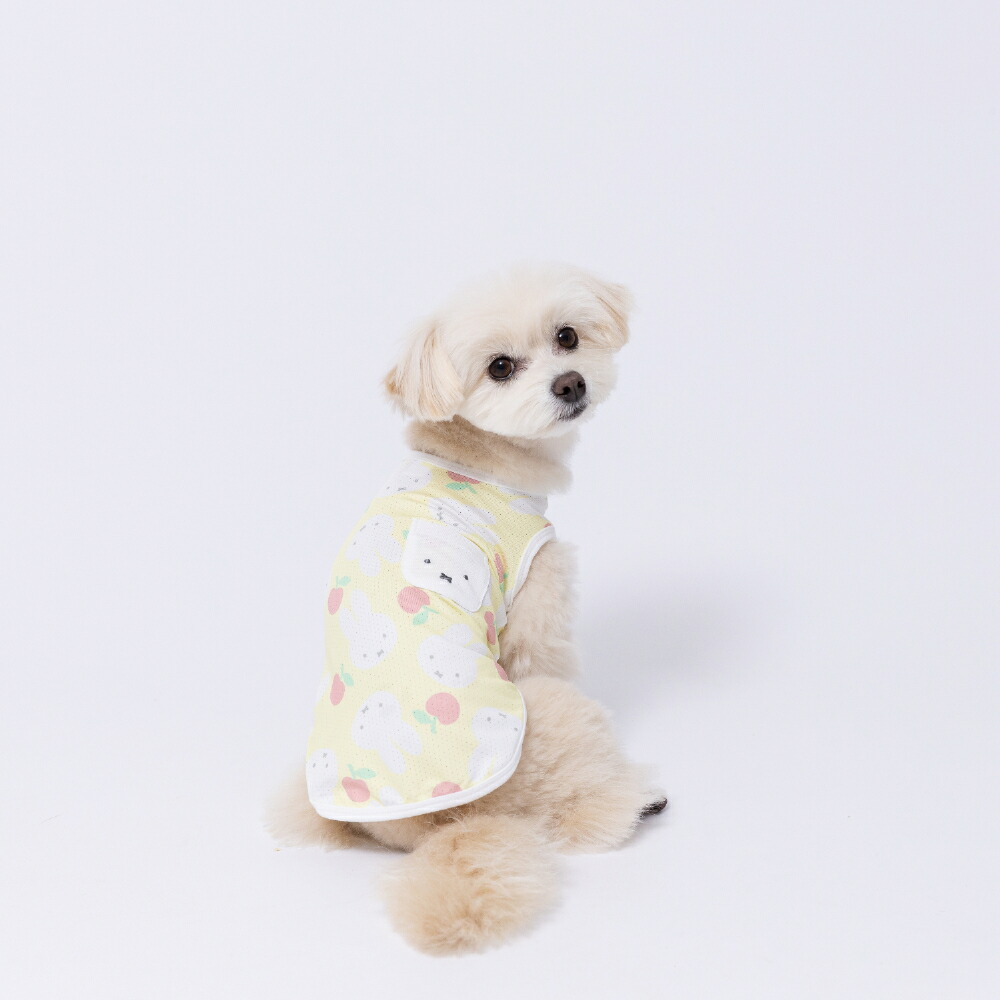 [Buy 3 items and get 10% off with this coupon] New Product [miffy] Miffy Cool Tank Top Dog Clothes Pet Supplies Dog Pet Spring Clothes Summer Clothes Spring/Summer Clothes Dog Wear Pet Wear Miniature Duck Cool Cool Feeling