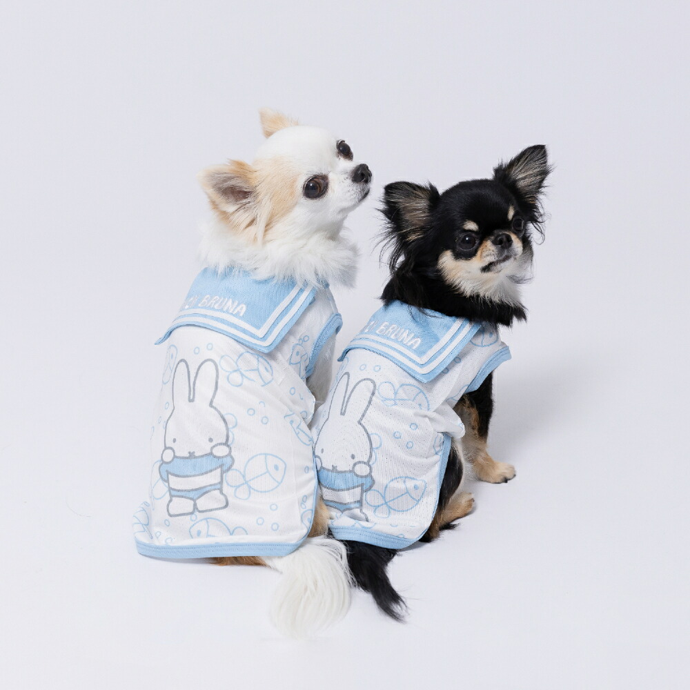 [Buy 3 items and get 10% off with this coupon] New Product [miffy] Miffy Sailor Cool Tank Top Dog Clothes Pet Supplies Dog Dog Pet Spring Clothes Summer Clothes Spring/Summer Clothes Dog Wear Pet Wear Miniature Duck Cool Cool