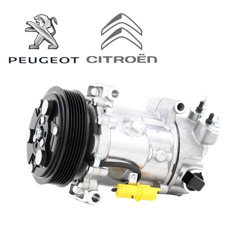 正規優良品 PEUGEOT プジョー 207 208 307 308 508 CITROEN シトロエン C3 C4 ピカソ C5 DS3 DS4 エアコンコンプレッサー ACコンプレッサー 9822826880 9651910980 9659875780 6453QJ 6453WL 6453QK|アイアンドアール