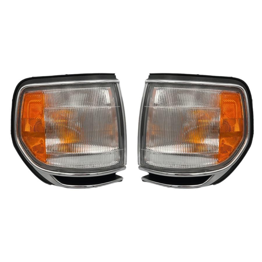 DEPO製 TOYOTA トヨタ ランクル ランドクルーザー 80 後期 US コーナーランプ コーナーライト オレンジ 312-1554L/R-AS