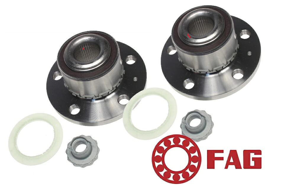 正規純正OEM 2個 VW ワーゲン ポロ AUDI アウディ A1 A2 8X 8Z0 フロント ハブベアリング ホイールベアリング 6Q0407621BQ 6Q0407621AD 6RD407621A｜アイアンドアール
