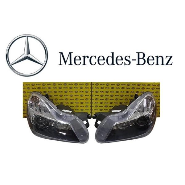 正規純正OEM ベンツ バイキセノン ヘッドライト 左右 SET SLクラス R230 SL350 SL500 SL550 SL600 ヘッドランプ 2308203959 2308204059
