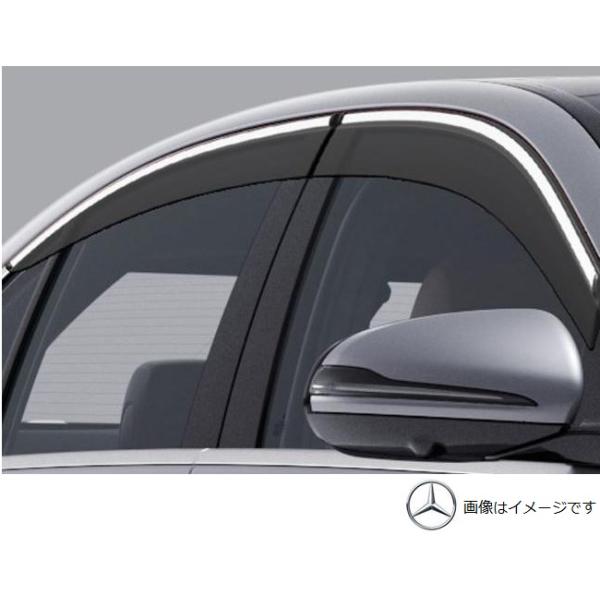 正規純正品 ベンツ ドアバイザー バイザー サイドバイザー 4pcs 1台分 前後セット W213 Eクラス セダン M2137101010MM