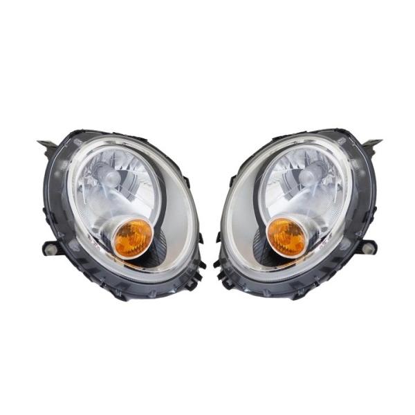 正規純正OEM BMW MINI R55 R56 R57 R58 R59 ハロゲン ヘッドランプ 左右 ミニ クーパー ワン 63122751265 63122751266 Cooper JCW One ヘッドライト ライト
