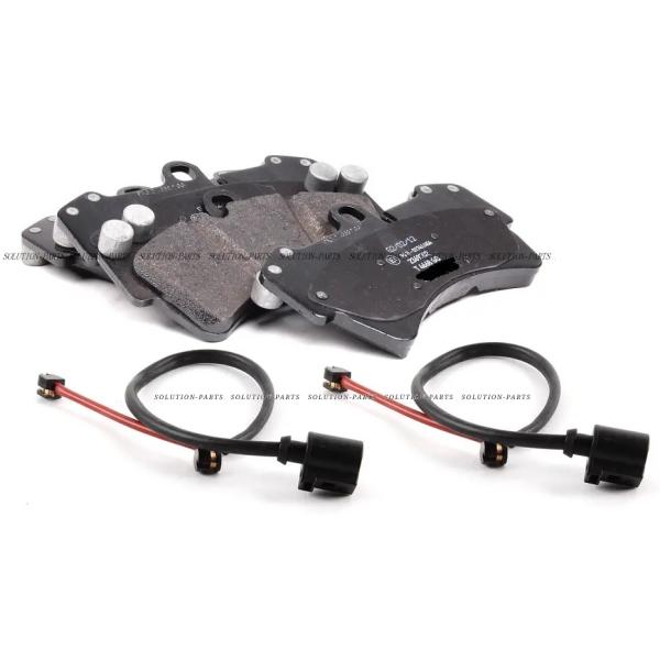 正規純正OEM VW ワーゲン フロント ブレーキパッド + パットセンサー トアレグ TOUAREG F ディスクパッド 7L0698151R 95535193915 95561236502 パッド パット|アイアンドアール