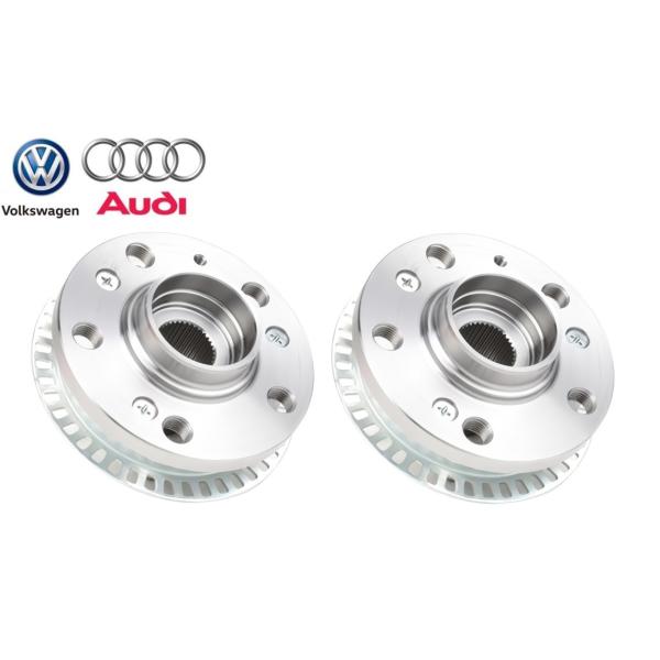 正規純正OEM ワーゲン アウディ ベアリング無 フロント ハブ ホイールハブ 左右 2個 SET VW ゴルフ4 ニュービートル ボーラ AUDI A3 TT 1J0-407-613G 1J0407613G｜アイアンドアール