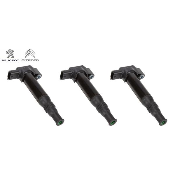 正規純正OEM PEUGEOT プジョー 108 208 301 308 2008 3本 セット イグニッションコイル ダイレクトコイル IGコイル コイル 9671214580