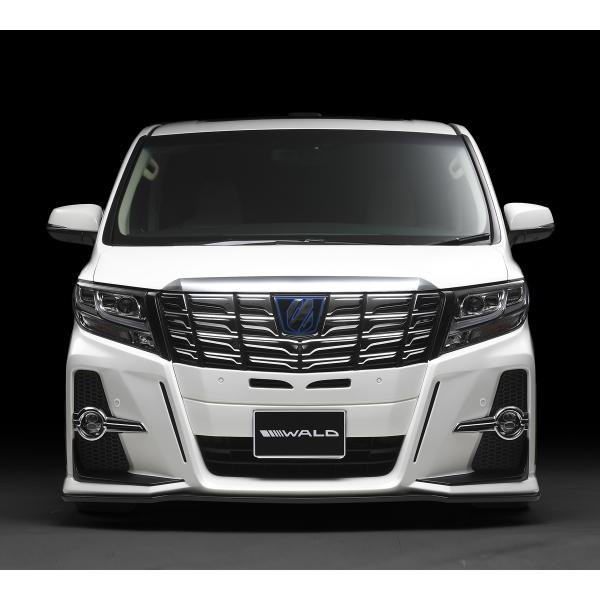 【WALD-SPORTSLINE】 トヨタ アルファード 30系 H27.1~H29.12 エアロ 4点 「F＋S＋R＋GC」オールグレードバンパータイプ キット 4P セット｜アイアンドアール