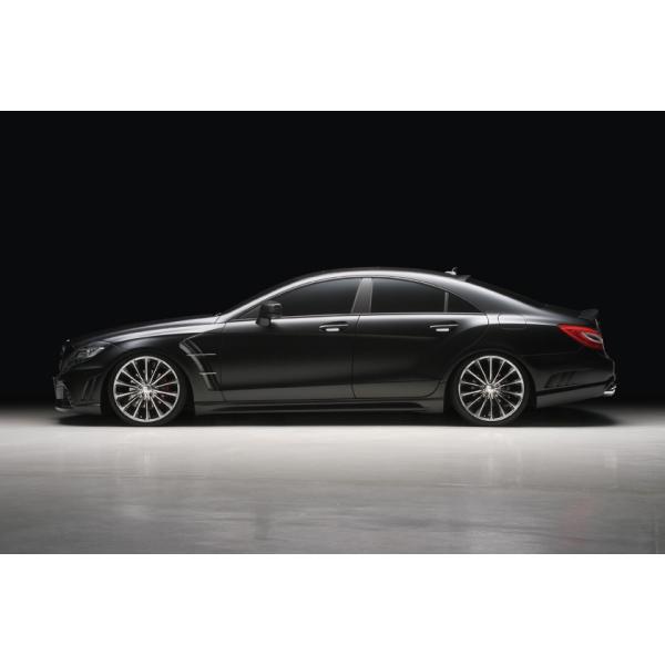 【 WALD BlackBison Edtion 】 Mercedes-Benz W218 C218 CLSクラス FRP製 サイドステップ 左右SET ブラックバイソン 2011y~2014y CLS350