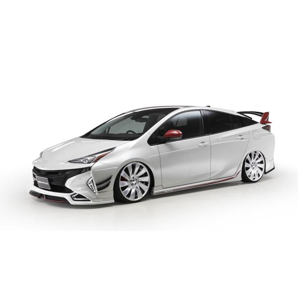 WALD SPORTS-LINE トヨタ 50 55 プリウス PRIUS ZVW50 ZVW55 フルエアロ 7点セット ヘッドライトカバー付 H27.12~ スポイラー エアロ|アイアンドアール
