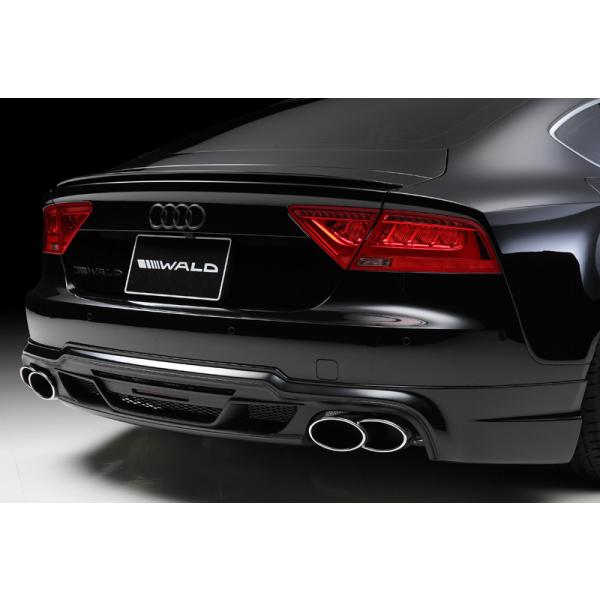 【WALD-SportsLine】 AUDI A7 4GC SportBack 2011y~2015y リアスカート スポーツバック スポイラー バルド ヴァルド アウディ