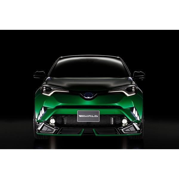 【WALD SPORTS-LINE】 TOYOTA C-HR ZYX10 / NGX50（H28.12~） フロントスポイラー トヨタ CHR スポイラー エアロ バンパー