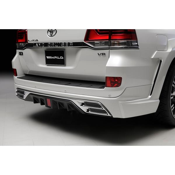 SPORTS-LINE WALD TOYOTA ランドクルーザー 200 後期 H27.8~ リアスカート リヤスカート URJ202W ランクル|アイアンドアール