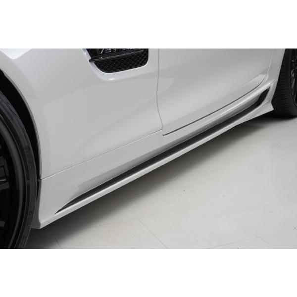 【WALD BlackBison Edtion】 Mercedes-Benz AMG GT 15y~ FRP製 サイドステップ エアロ ブラックバイソン バルド ベンツ C190 スポイラー
