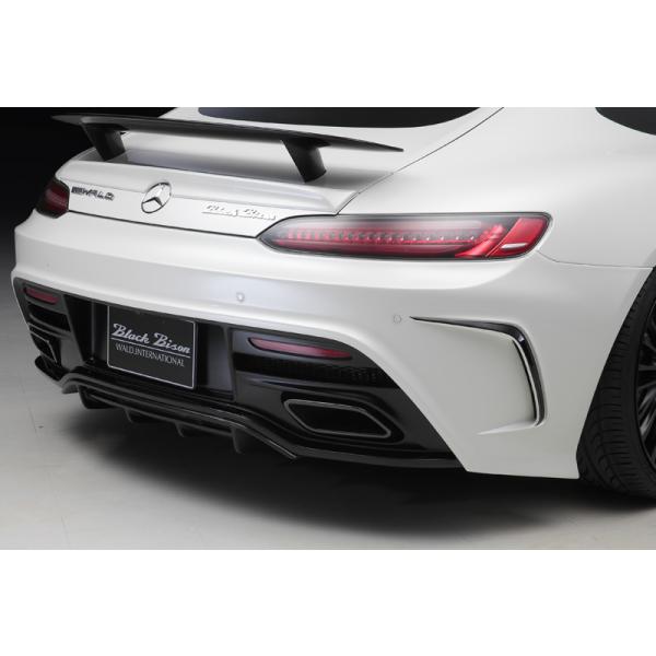 【WALD BlackBison Edtion】 Mercedes-Benz AMG GT 15y~ FRP製 リア バンパー スポイラー エアロ ブラックバイソン バルド ベンツ C190 159,450円