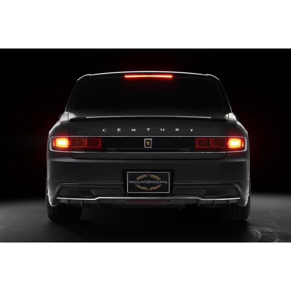 WALD EXECUTIVE LINE トヨタ センチュリー UWG60 2019y~ リアスカート ステンレストリム、LEDランプ(LEDBGL3240)付 FRP スポイラー
